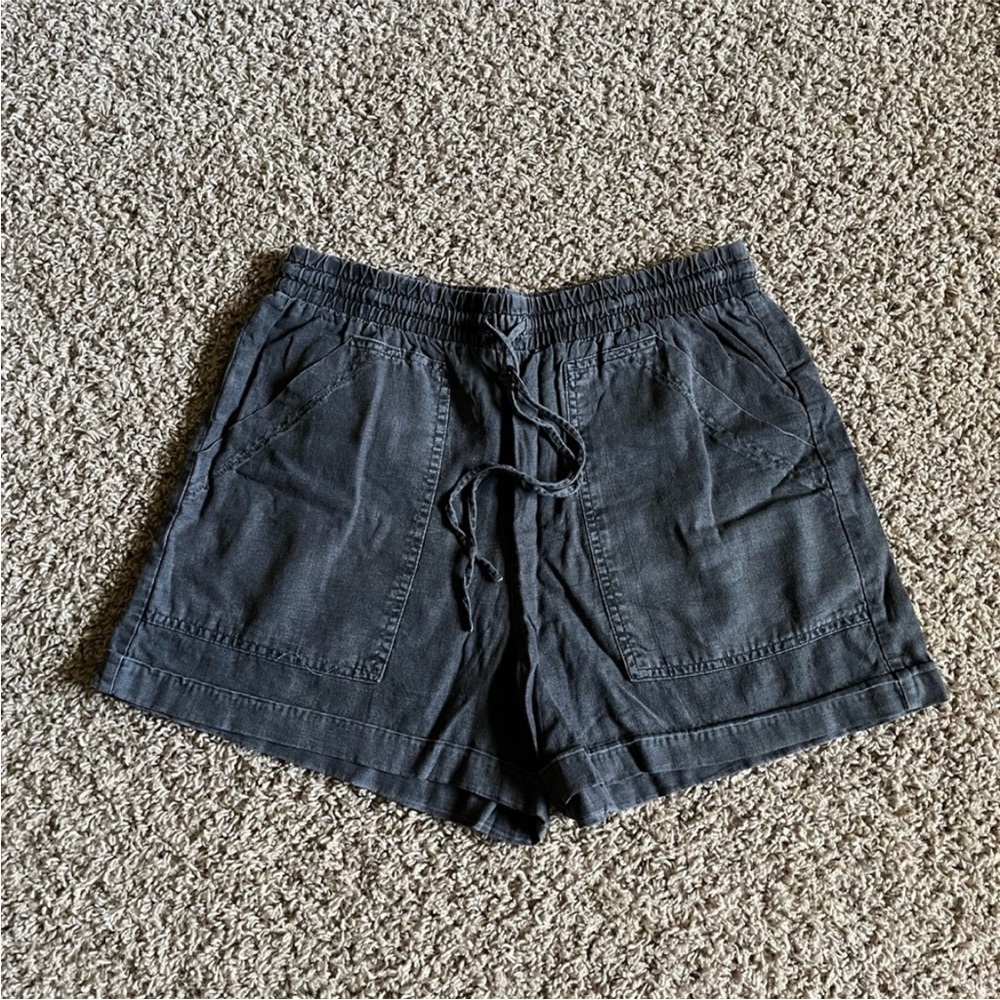 Universal Thread Linen Rayon Blend High Waisted Shorts Drawstring Waist Size M
